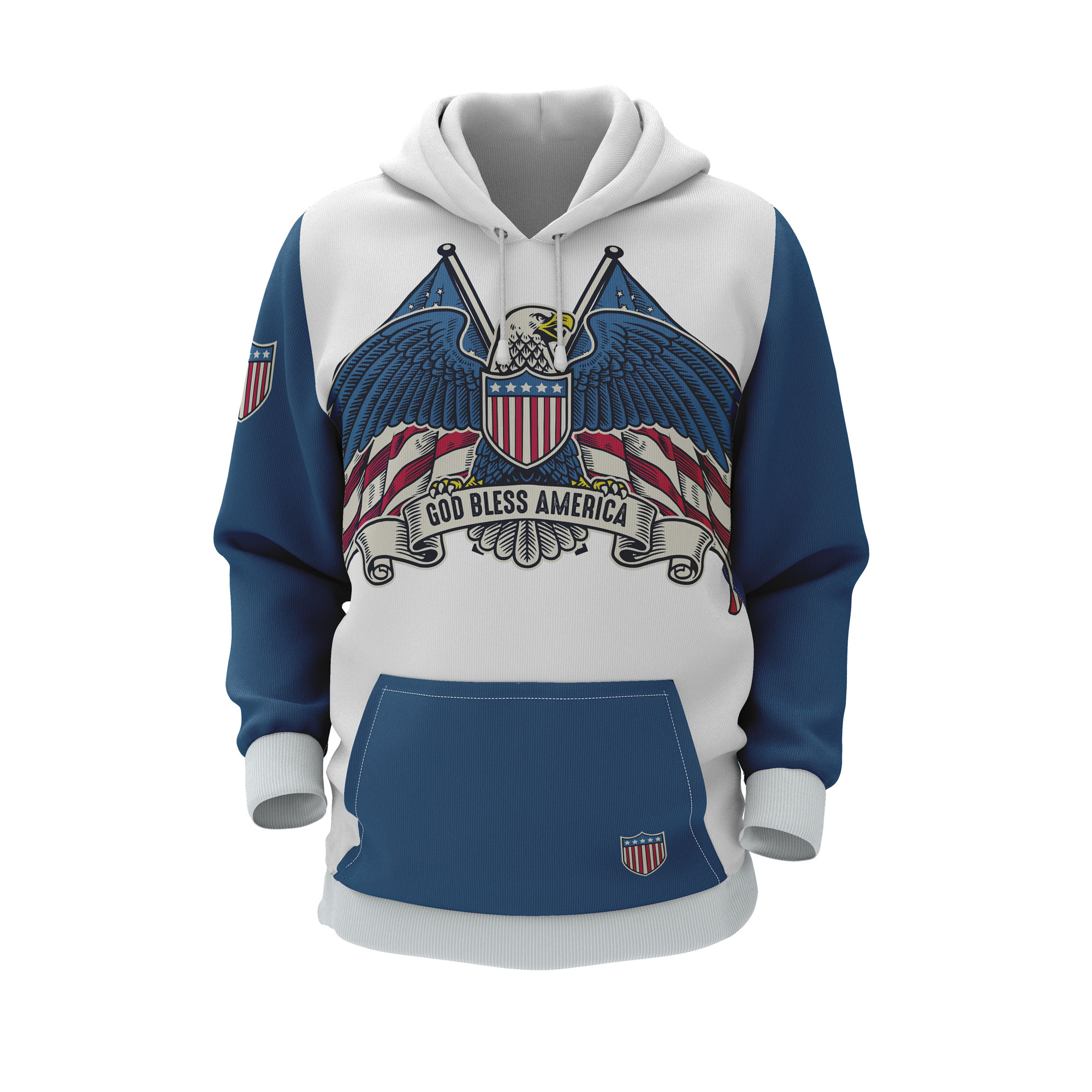 Bless American Sublimated Hoodie