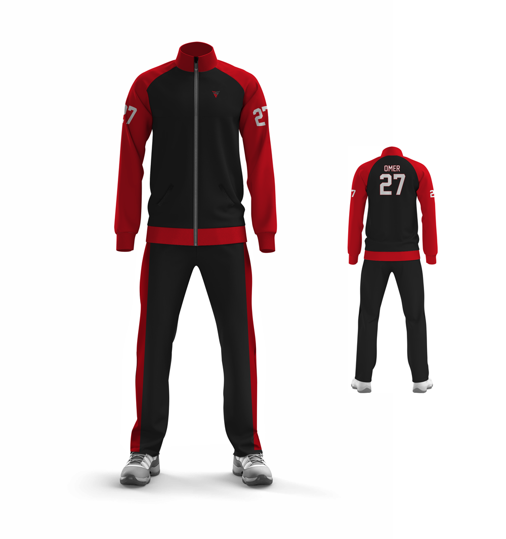Black and Gold Sublimated Tracksuit - PakMark Industry